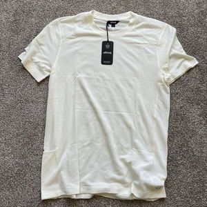 Allbirds Natural Run Tee in Natural White size small